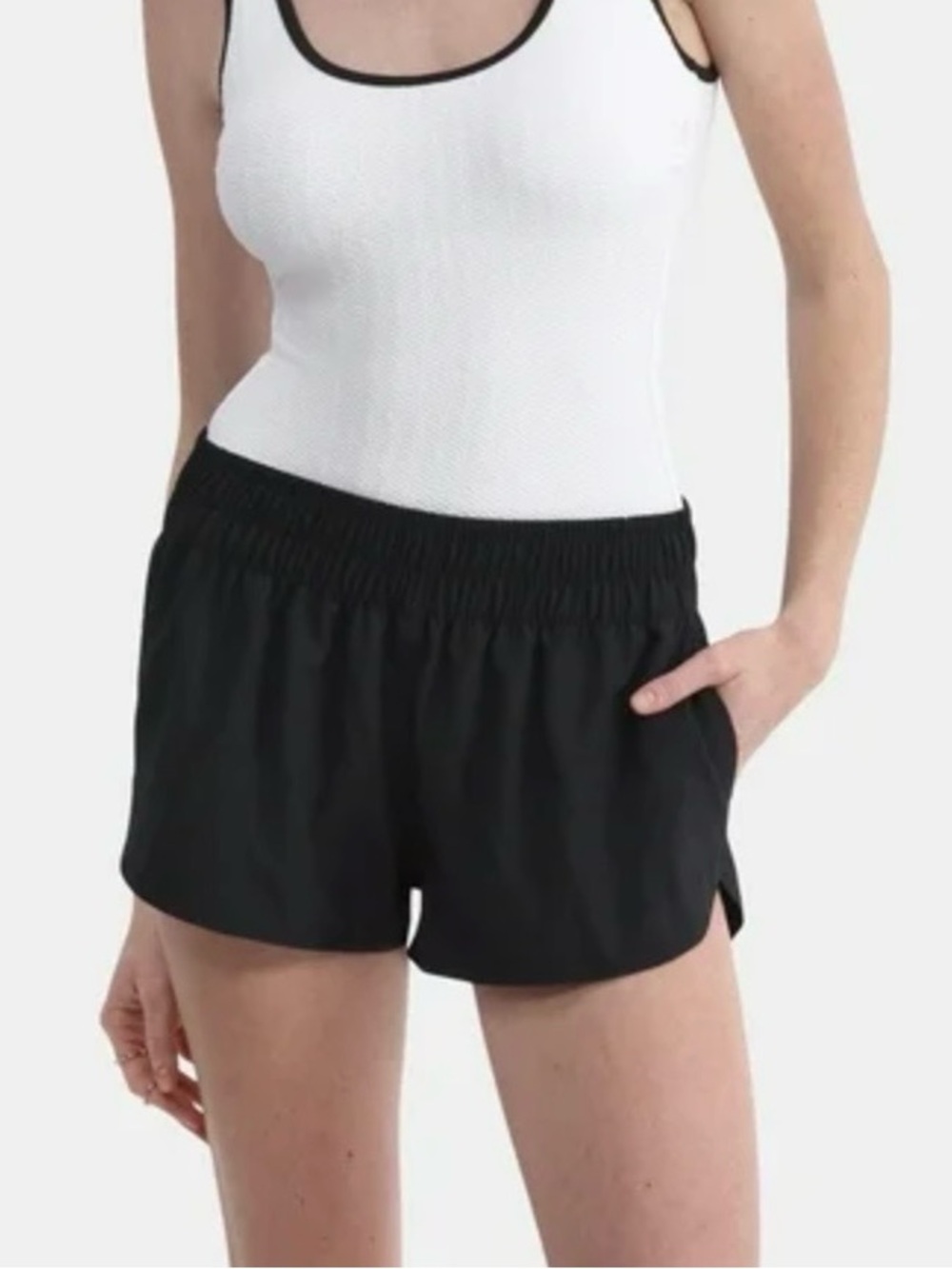 Coverup Boardshorts with Side Pockets and Dolphin Hem